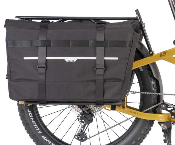 TERN Tasche &quot;Cargo Hold 72 Panniers&quot;; Passend für TERN Orox, Paar, jeweils 72l Volumen oder max. 20kg Traglast auf asphaltierten Straßen*, faltbar, wa